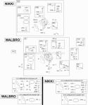 Part Location Diagram of 697884 Briggs and Stratton Kit-carb Overhaul